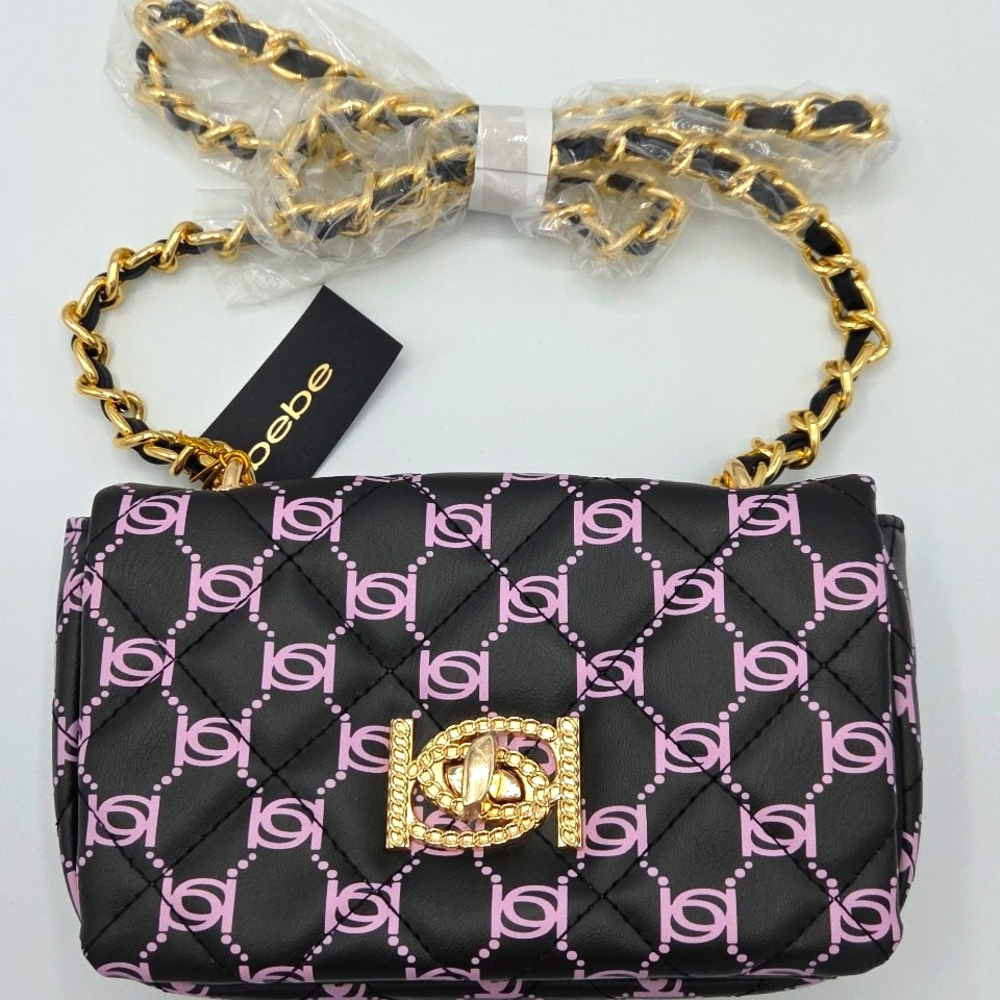 bebe LIV Monogram Crossbody